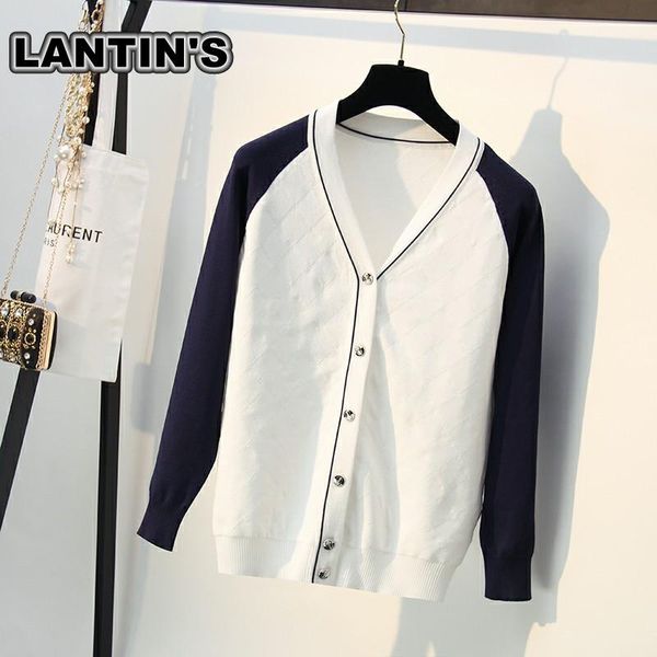 women's sweaters lantin's 2021 fall .cardigan . ladies style argyle pattern. contrast color back body. line at placket. x197, White;black
women's sweaters lantin's 2021 fall .cardigan . ladies style argyle pattern. contrast color back body. line at placket. x197, White;black