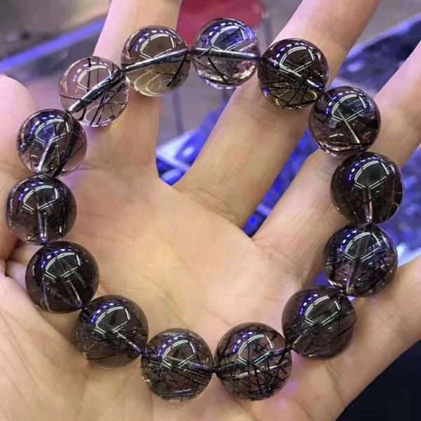 beaded, strands 16mm black hair rutilated quartz mens bracelets round beads elastic natural stone women bracelet jewelry
beaded, strands 16mm black hair rutilated quartz mens bracelets round beads elastic natural stone women bracelet jewelry