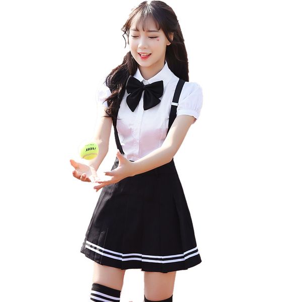 japanese school uniforms set women summer short dresses seeve white shirt korean students uniform clothes for girls
japanese school uniforms set women summer short dresses seeve white shirt korean students uniform clothes for girls