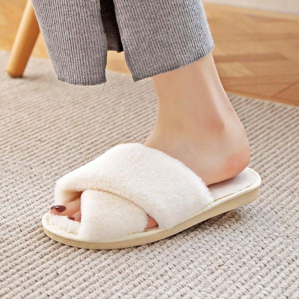 slippers indoor women fur cross band winter faux warm flat bedroom girls plush shoes slip on home ladies fluffy, Black
slippers indoor women fur cross band winter faux warm flat bedroom girls plush shoes slip on home ladies fluffy, Black