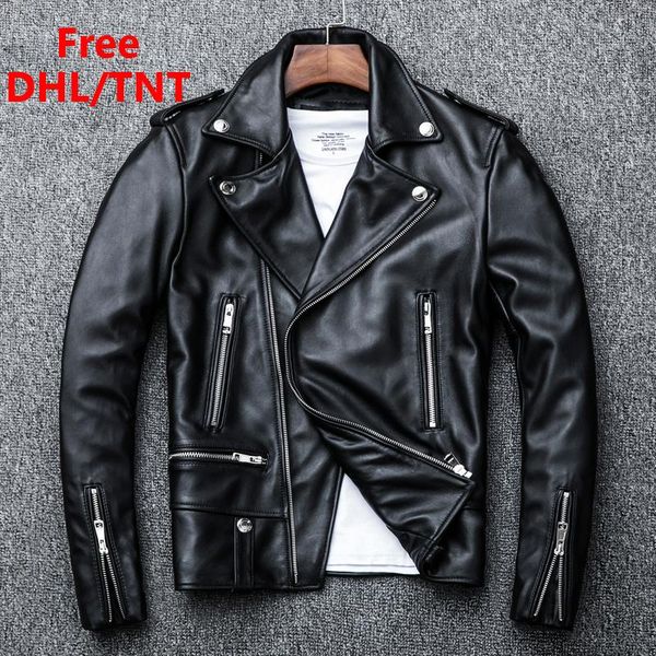 men's leather & faux genuine jacket autumn winter black vintage coats motorcycle biker male diagonal zip design fast ship dhl/tnt
men's leather & faux genuine jacket autumn winter black vintage coats motorcycle biker male diagonal zip design fast ship dhl/tnt