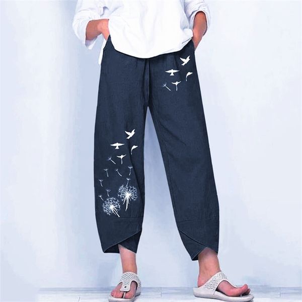 long-pant summer casual loose printed wide leg pockets pants ladies dandelion oversized trousers women 210517, Black;white
long-pant summer casual loose printed wide leg pockets pants ladies dandelion oversized trousers women 210517, Black;white