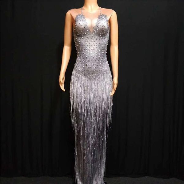 party decoration x60 gray female hip skirt wears tassels evening dress pole dance dresses singer show pearl clothe disco catwalk wear
party decoration x60 gray female hip skirt wears tassels evening dress pole dance dresses singer show pearl clothe disco catwalk wear