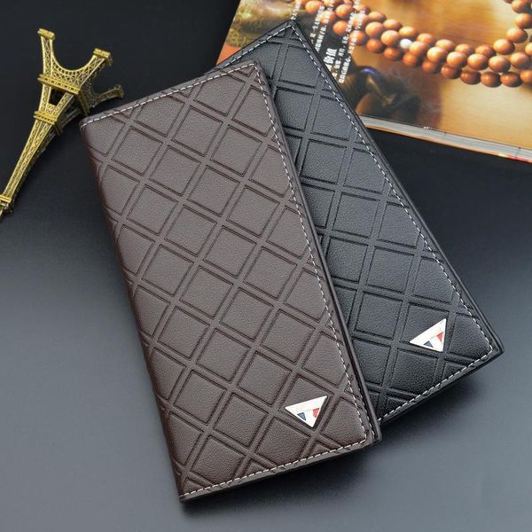 wallets soft leather wallet for men long change bag checked multi card position purse thin business mobile phone pocket billetera hombre, Red;black
wallets soft leather wallet for men long change bag checked multi card position purse thin business mobile phone pocket billetera hombre, Red;black