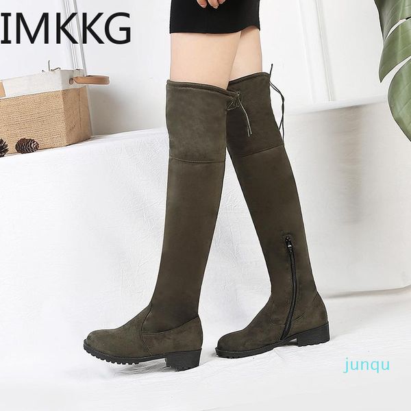 wholesale-boots women winter over knee long lady short plush stretch fabric fashion quality suede boot size 35-43, Black
wholesale-boots women winter over knee long lady short plush stretch fabric fashion quality suede boot size 35-43, Black