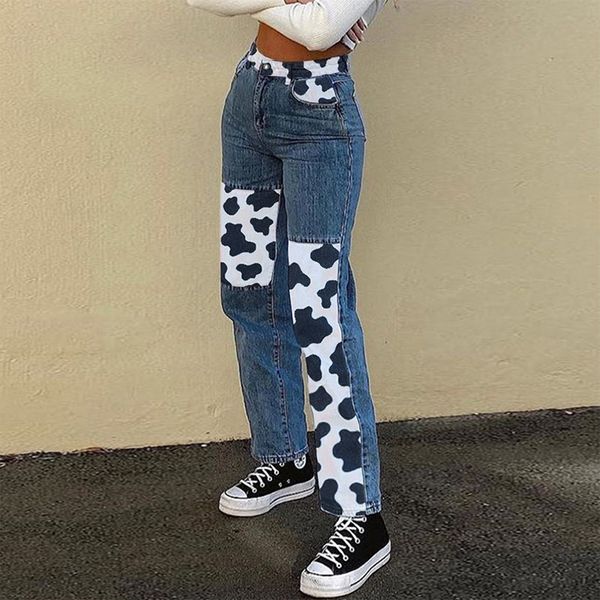 jeans patchwork baggy woman pants high waist streetwear straight leg slacks women mom jeans boyfriend trousers female, Blue
jeans patchwork baggy woman pants high waist streetwear straight leg slacks women mom jeans boyfriend trousers female, Blue