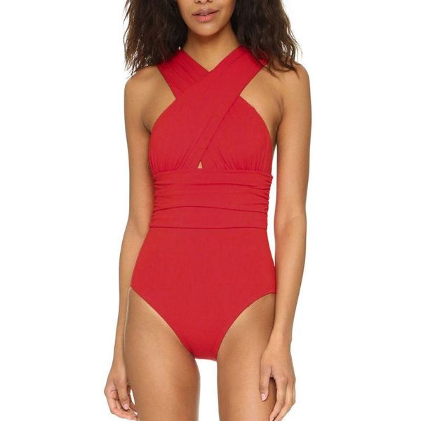 one-piece suits women cross bandage backless solid triangle swimsuit bathing suit
one-piece suits women cross bandage backless solid triangle swimsuit bathing suit