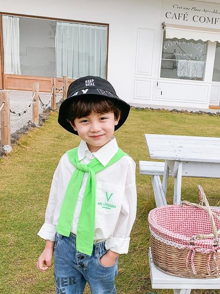 children's cotton white shirt handsome boys personality thin 2021 korean tide children long sleeves western style, White;black
children's cotton white shirt handsome boys personality thin 2021 korean tide children long sleeves western style, White;black