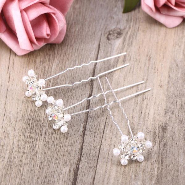 hair clips 6pcs u shape snowflake crystal pearl headdress accessories for girls
hair clips 6pcs u shape snowflake crystal pearl headdress accessories for girls