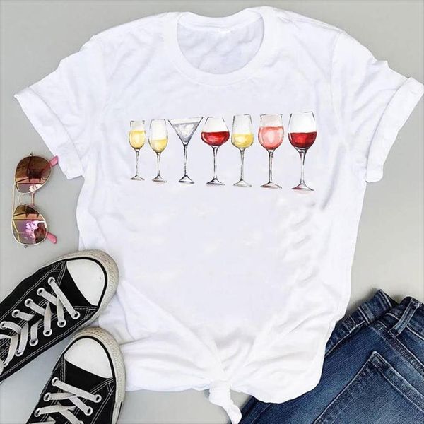wine kawaii 90s clothing womens cartoon graphic summer short sleeve fashion print female clothes tees t shirt, White
wine kawaii 90s clothing womens cartoon graphic summer short sleeve fashion print female clothes tees t shirt, White