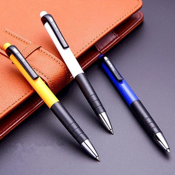 ballpoint pens 1 piece press pen for students 0.7 mm blue ink school office supplies writing smoothly stationery gift, Blue;orange
ballpoint pens 1 piece press pen for students 0.7 mm blue ink school office supplies writing smoothly stationery gift, Blue;orange