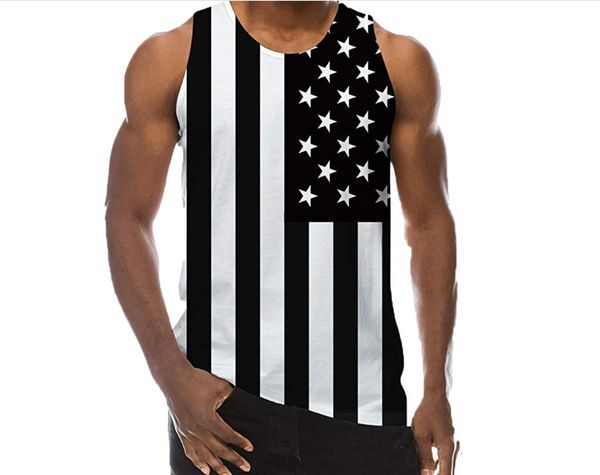 men' tank musculation summer new style 3d printed bodybuilding vest blouse fashion comfort debardeur homme, White;black
men' tank musculation summer new style 3d printed bodybuilding vest blouse fashion comfort debardeur homme, White;black