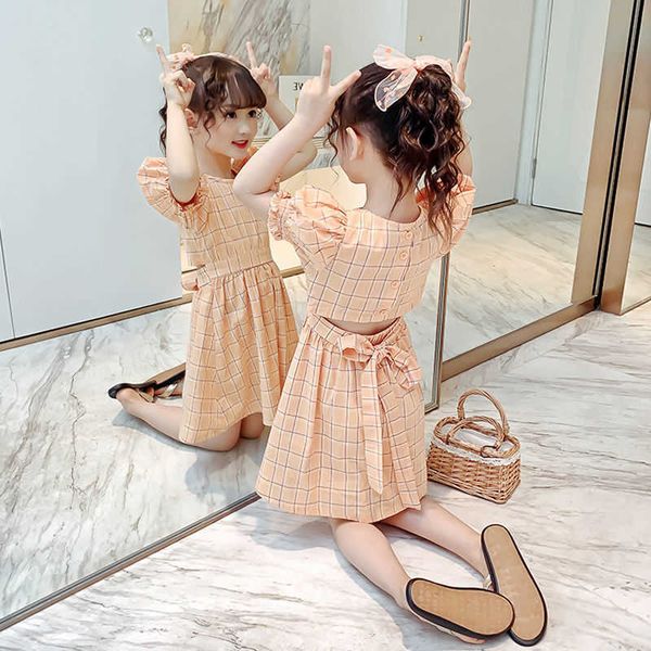 dress summer girls sweet o-neck fashion short sleeve plaid princess dresses children's clothing birthday dress for 10 year girl, Red;yellow
dress summer girls sweet o-neck fashion short sleeve plaid princess dresses children's clothing birthday dress for 10 year girl, Red;yellow