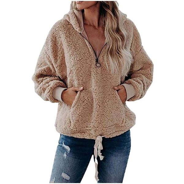 women's hoodies & sweatshirts harajuku sweatshirt 2021 autumn fashion women velvet long sleeve hooded zipper pocket fleece flannel mole, Black
women's hoodies & sweatshirts harajuku sweatshirt 2021 autumn fashion women velvet long sleeve hooded zipper pocket fleece flannel mole, Black