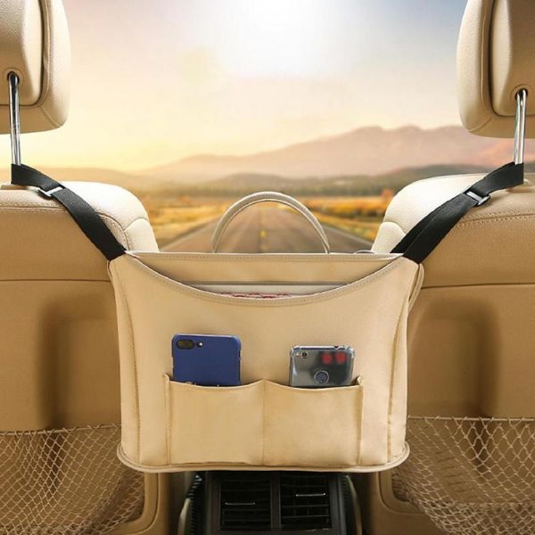 seat back organizer large multi-pocket faux leather car backseat storage pouch for phone holding
seat back organizer large multi-pocket faux leather car backseat storage pouch for phone holding