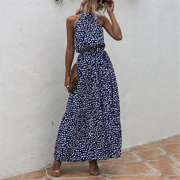 casual dresses women polka dot dress summer halter elegant long off the shoulder bohemian party beach vestido mujer #g2, Black;gray
casual dresses women polka dot dress summer halter elegant long off the shoulder bohemian party beach vestido mujer #g2, Black;gray