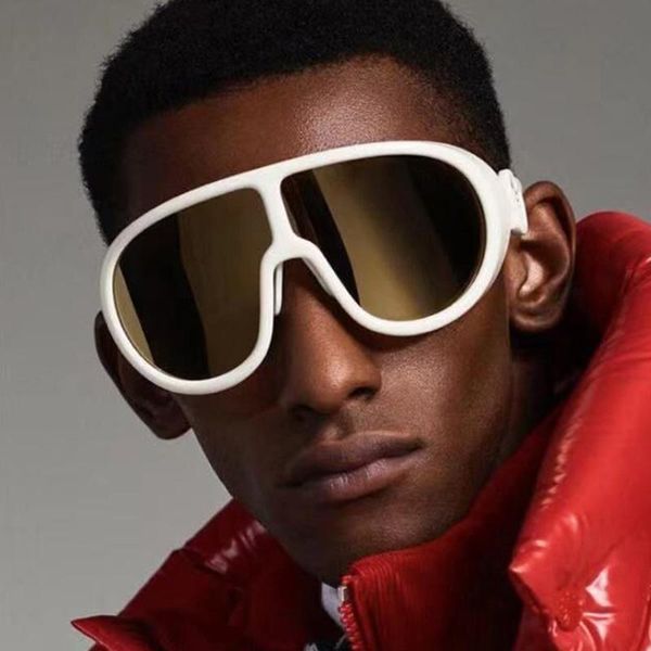 sunglasses men women trending oversized american white uv400 protection big frame sun glasses retro outdoor fun sports goggles, White;black
sunglasses men women trending oversized american white uv400 protection big frame sun glasses retro outdoor fun sports goggles, White;black