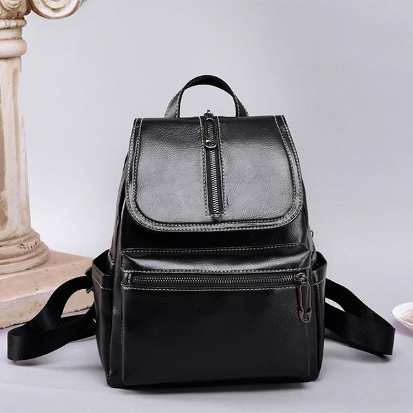 outdoor bags school solid color backpack vintage soft pu artificial leather girl women travel two shoulders #a
outdoor bags school solid color backpack vintage soft pu artificial leather girl women travel two shoulders #a