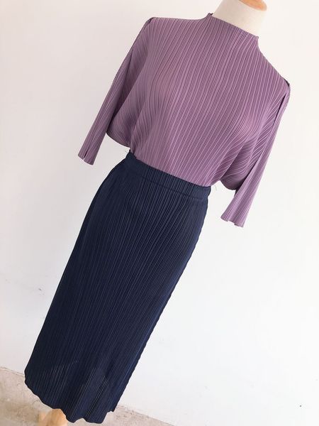skirt miyake summer women's european and american casual trend check long skirt, Black
skirt miyake summer women's european and american casual trend check long skirt, Black