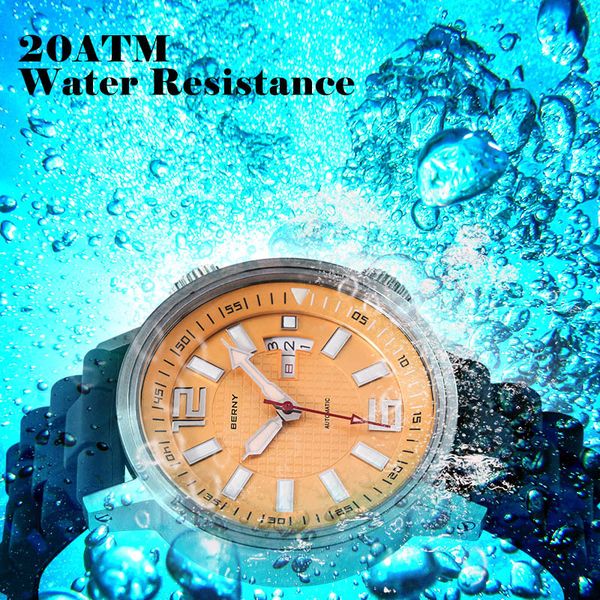 automatic diver watches for men, sports swim mechanical calendar heavy duty super lighter, Slivery;brown
automatic diver watches for men, sports swim mechanical calendar heavy duty super lighter, Slivery;brown