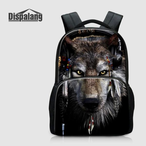backpack dispalang brand men's lapcool wolf print women school bags for teenagers animal notebook bookbag mochila
backpack dispalang brand men's lapcool wolf print women school bags for teenagers animal notebook bookbag mochila