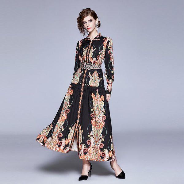 casual dresses jsxdhk vintage women's long sleeve maxi dress 2021 summer lantern single breasted lady floral print loose, Black;gray
casual dresses jsxdhk vintage women's long sleeve maxi dress 2021 summer lantern single breasted lady floral print loose, Black;gray