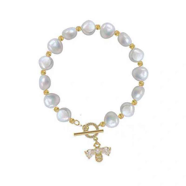 natural freshwater pearl micro inlaid zircon bee bracelet advanced xury bracelet fashion simple for women, Black
natural freshwater pearl micro inlaid zircon bee bracelet advanced xury bracelet fashion simple for women, Black