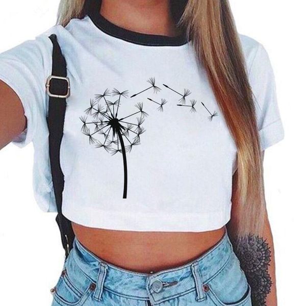 summer flower dandelion print womens t shirt crop fun vogue aesthetic v neck casual harajuku cropped tumblr, White
summer flower dandelion print womens t shirt crop fun vogue aesthetic v neck casual harajuku cropped tumblr, White