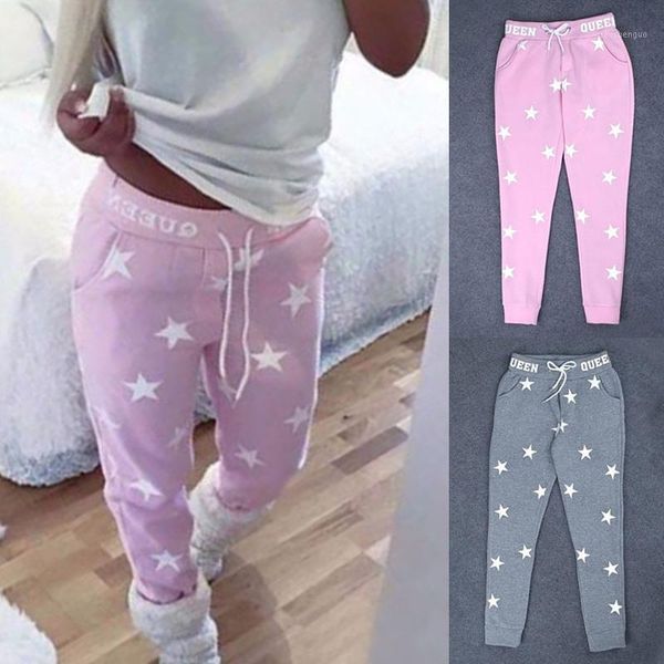 women's pants & capris winter casual lady print trousers women star sweatpants outdoor workout sport soft spring female waist tie, Black;white
women's pants & capris winter casual lady print trousers women star sweatpants outdoor workout sport soft spring female waist tie, Black;white