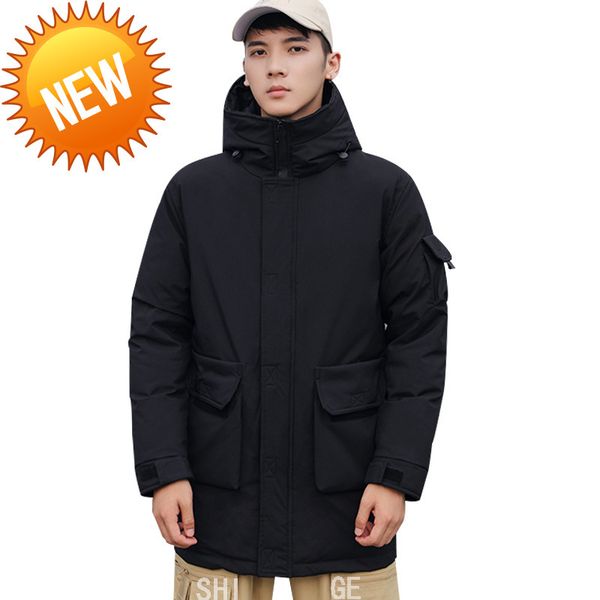 -20 degree winter jacket men 2021 white duck down parkas men's thick warm snow overcoat windbreaker hooded coat hombre, Black
-20 degree winter jacket men 2021 white duck down parkas men's thick warm snow overcoat windbreaker hooded coat hombre, Black