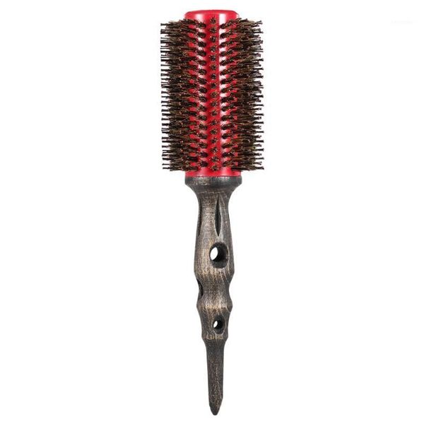 boar bristle hair comb round brush roller non-slip wood handle wet curly for salon styling tools1, Silver
boar bristle hair comb round brush roller non-slip wood handle wet curly for salon styling tools1, Silver