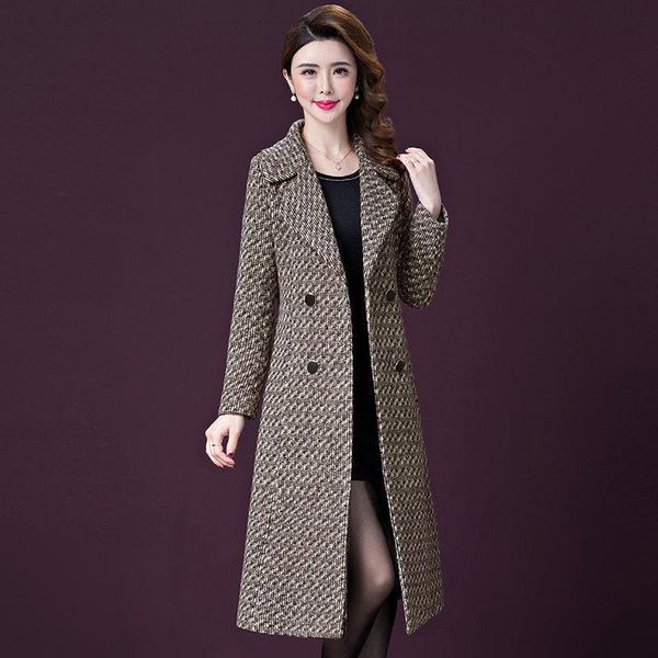 plus size 5xl women wool coat classics female loose long double breasted coats 2021 autumn winter jackets trench outerwear women's & bl, Black
plus size 5xl women wool coat classics female loose long double breasted coats 2021 autumn winter jackets trench outerwear women's & bl, Black