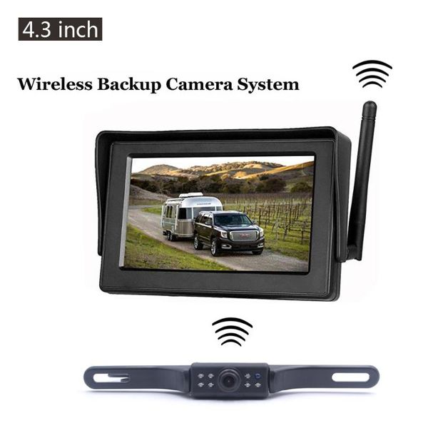 car rear view cameras& parking sensors wireless 4.3 inch hd monitor with plate camera ir night vision
car rear view cameras& parking sensors wireless 4.3 inch hd monitor with plate camera ir night vision