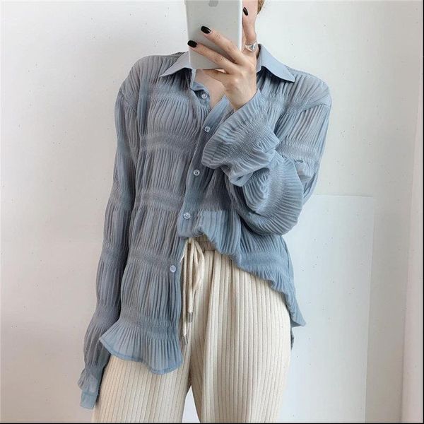 casual folds alternate elegant regular women shirt design loose slender full sleeves shirts female, White
casual folds alternate elegant regular women shirt design loose slender full sleeves shirts female, White