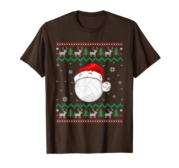 ugly sweater volleyball hat santa xmas gift sport lover t-shirt, White;black
ugly sweater volleyball hat santa xmas gift sport lover t-shirt, White;black