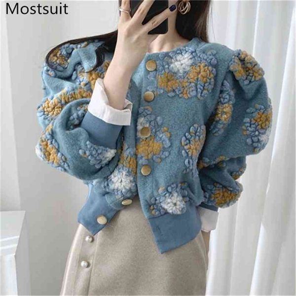stereoscopic floral vintage korean women coat jacket winter lantern sleeve single-breasted warm fashion ladies femme 210513, Black;brown
stereoscopic floral vintage korean women coat jacket winter lantern sleeve single-breasted warm fashion ladies femme 210513, Black;brown