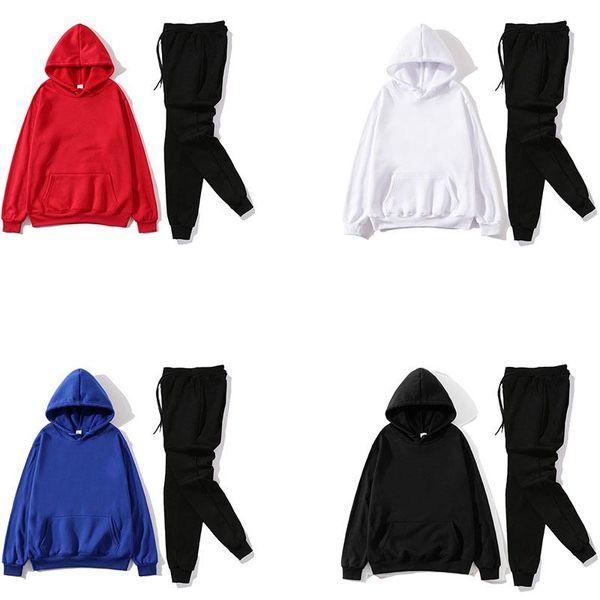 spring men's casual suit brand solid color hoodie + pants two pieces of sportswear men hoodies & sweatshirts, Black
spring men's casual suit brand solid color hoodie + pants two pieces of sportswear men hoodies & sweatshirts, Black