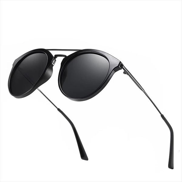 designer retro pilot sunglasses men polarized tr90 frame round sun glasses for driving shades women, White;black
designer retro pilot sunglasses men polarized tr90 frame round sun glasses for driving shades women, White;black