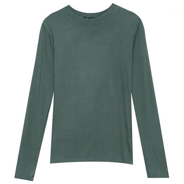 shirt women slim tee female casual simple solid vetement femme 2021 spring long sleeve korean round neck t-shirt woman women's, White
shirt women slim tee female casual simple solid vetement femme 2021 spring long sleeve korean round neck t-shirt woman women's, White