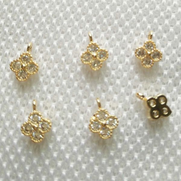 diy jewelry 24k package gold micro inlaid leaf four grass pendant bracelet earrings accessories do not fade, Black
diy jewelry 24k package gold micro inlaid leaf four grass pendant bracelet earrings accessories do not fade, Black