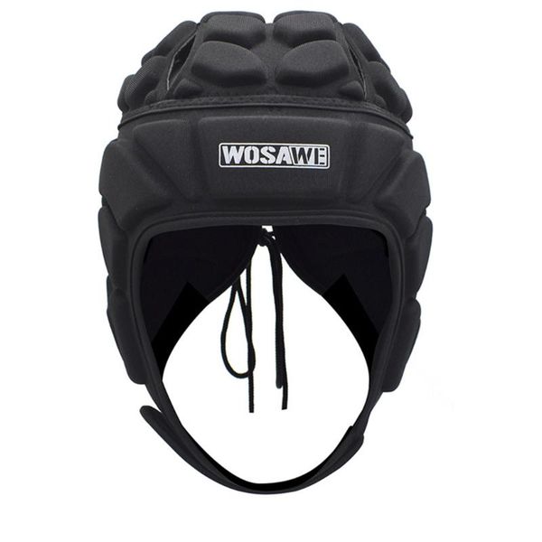 men women professional football soccer goalkeeper helmet sports rugby cap head guard goalie roller hat cycling protector caps & masks, Black
men women professional football soccer goalkeeper helmet sports rugby cap head guard goalie roller hat cycling protector caps & masks, Black