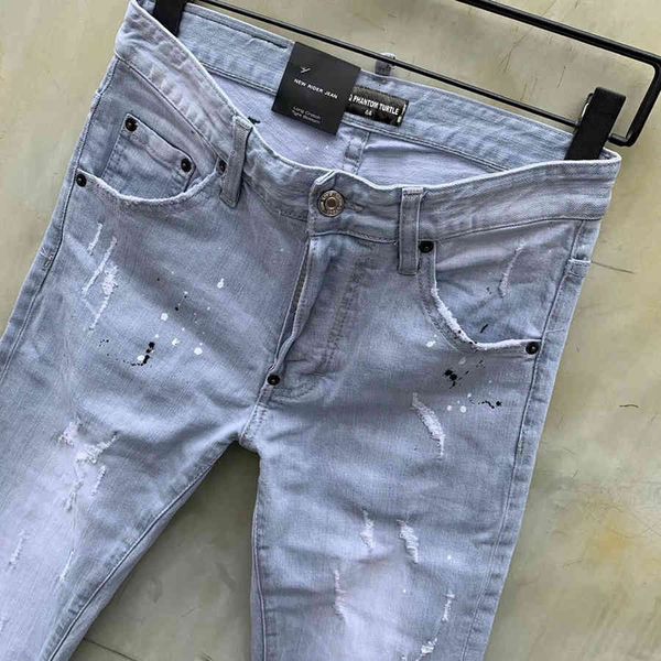 men's jeans men mens luxury designerjeans ny ripped cool guy causal hole denim fashion brand fit washed pant 6818, Blue
men's jeans men mens luxury designerjeans ny ripped cool guy causal hole denim fashion brand fit washed pant 6818, Blue