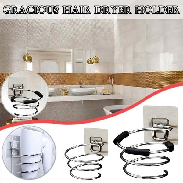 hair dryer holder blower organizer adhesive wall mounted nail no drilling stainless steel spiral stand for bathroom kitchen faucets
hair dryer holder blower organizer adhesive wall mounted nail no drilling stainless steel spiral stand for bathroom kitchen faucets