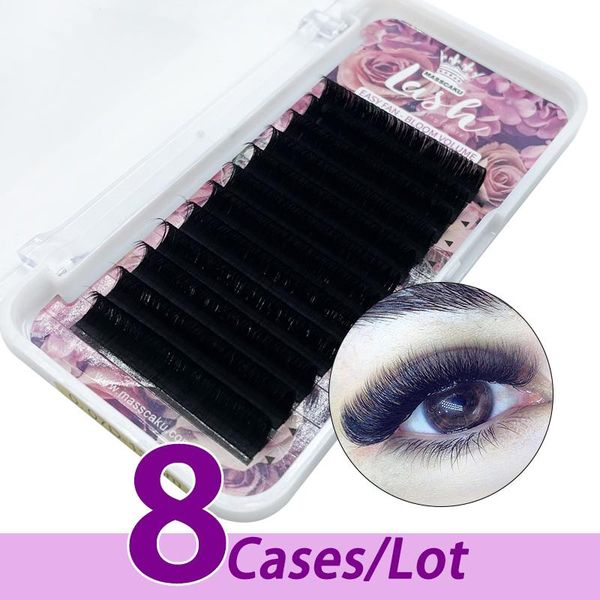 false eyelashes 8pcs/lot s eyelash extensions private label 8-20mm silk faux mink pbt material easy to make fan lashes extension
false eyelashes 8pcs/lot s eyelash extensions private label 8-20mm silk faux mink pbt material easy to make fan lashes extension