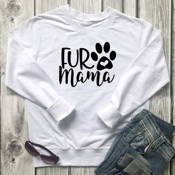 women's hoodies & sweatshirts funny fur mama sweatshirt cute dog mom gift pullovers women graphic jumper 100%cotton streetwear drop, Black
women's hoodies & sweatshirts funny fur mama sweatshirt cute dog mom gift pullovers women graphic jumper 100%cotton streetwear drop, Black