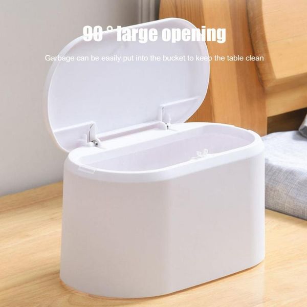 waste bins desk garbage can durable tiny detachable wide application