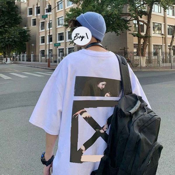 european and american tide brand summer men's short sleeved loose casual couple t shirt, White;black
european and american tide brand summer men's short sleeved loose casual couple t shirt, White;black