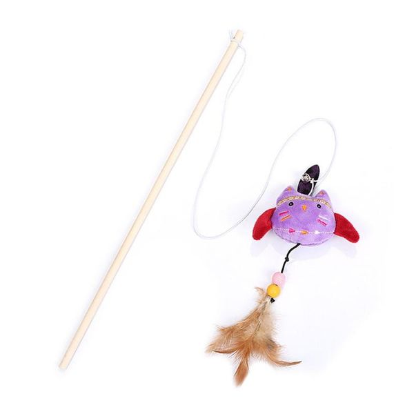pet cat toy wood pole national wind plush pendant feathers funny stick toys
pet cat toy wood pole national wind plush pendant feathers funny stick toys