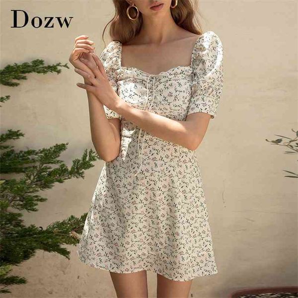 elegant floral print a line dress puff short sleeve mini women bow tie backless chiffon sundress robe femme 210515, Black;gray
elegant floral print a line dress puff short sleeve mini women bow tie backless chiffon sundress robe femme 210515, Black;gray