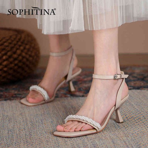 sophitina women sandals summer luxury beaded solid color casual dating shoes buckle handmade premium leather female shoes ao749 210513, Black
sophitina women sandals summer luxury beaded solid color casual dating shoes buckle handmade premium leather female shoes ao749 210513, Black
